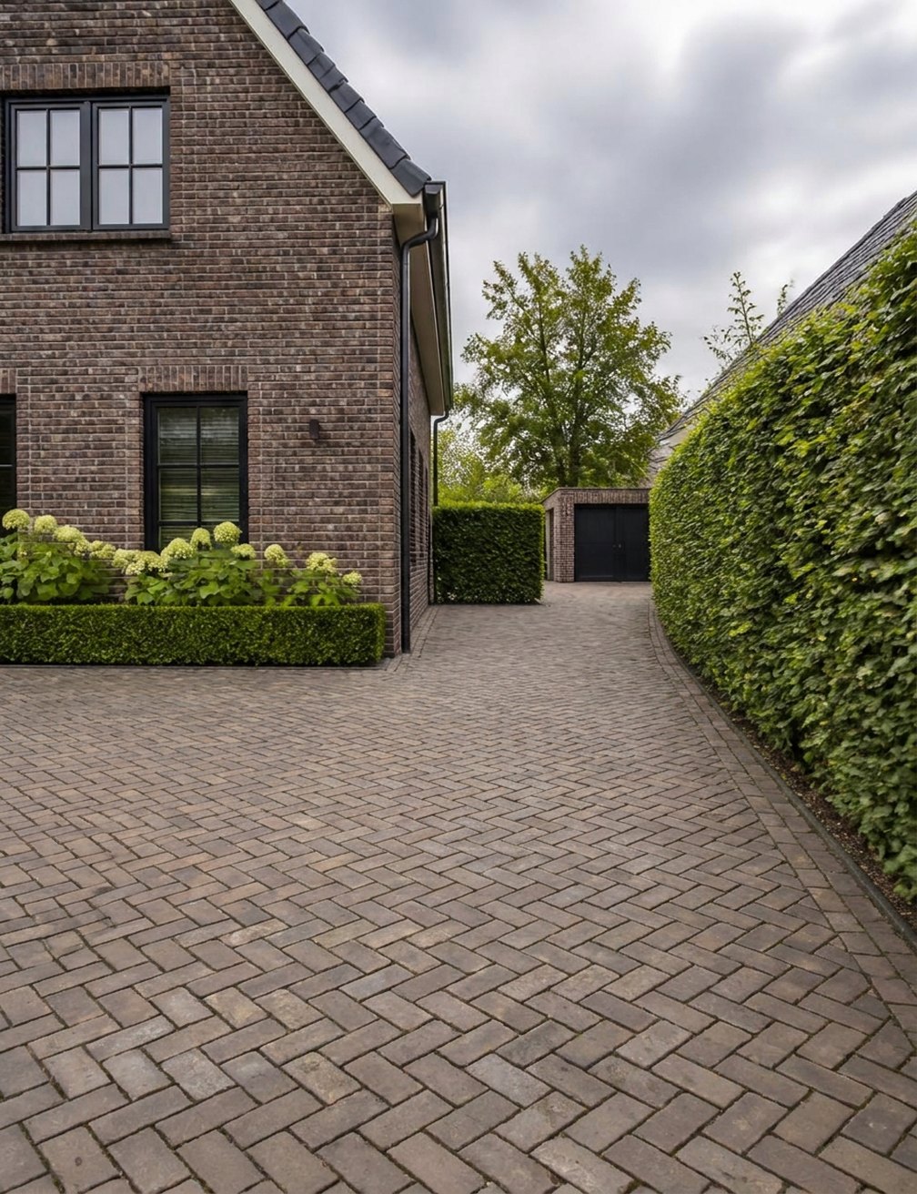 Opritten met klinkers